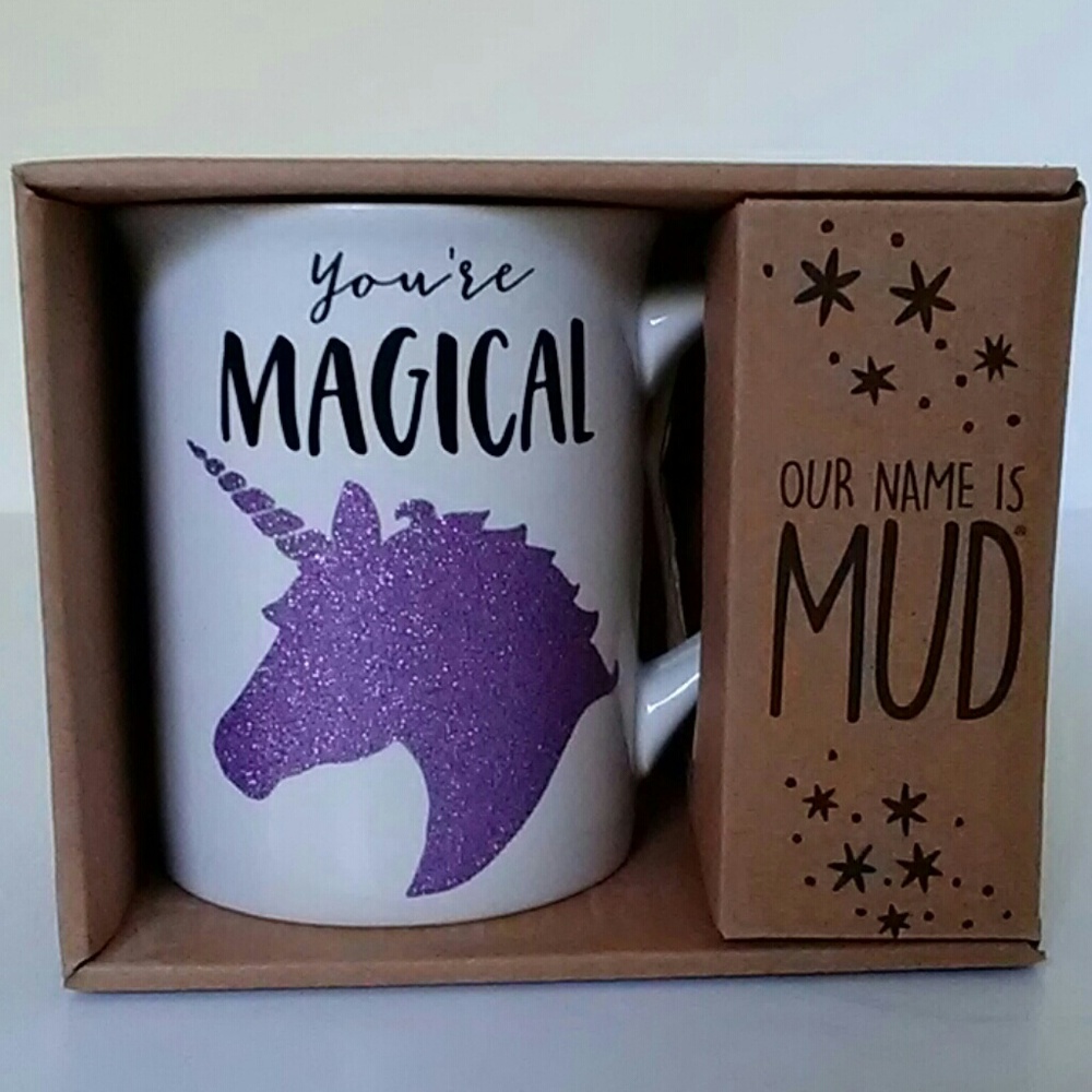OUR NAME IS MUD | Glitter Unicorn Mug NWOT